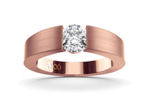 rose gold - round - mattiert