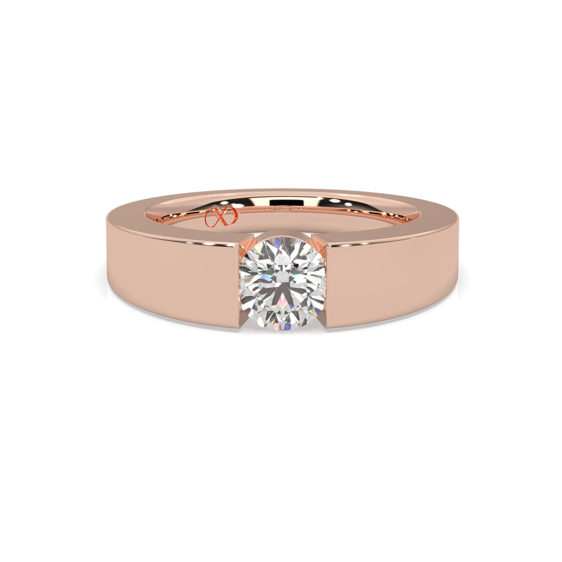 rose gold - round - poliert