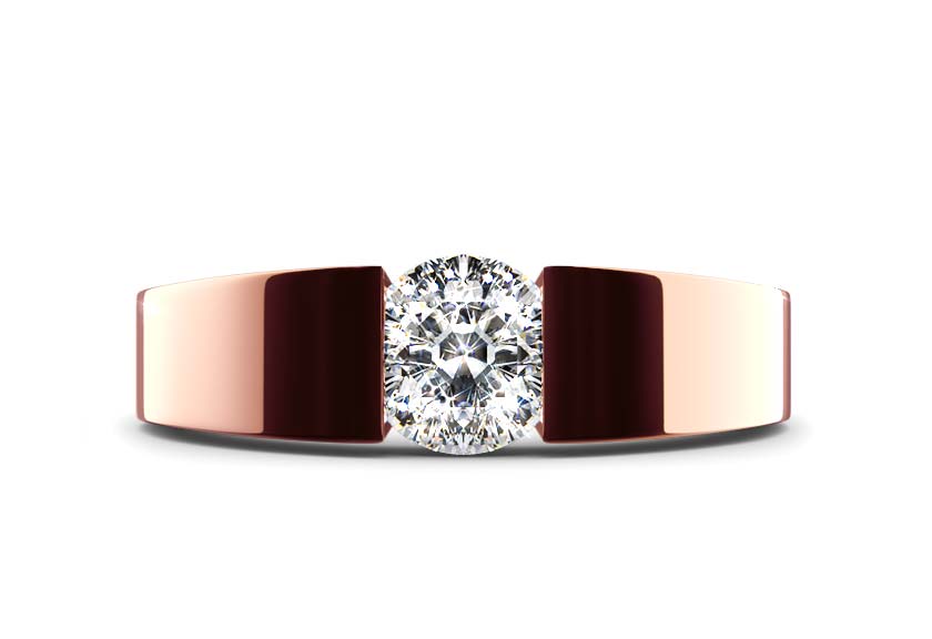 rose gold - round - poliert