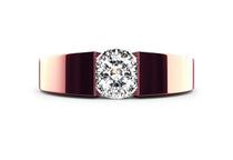 rose gold - round - poliert