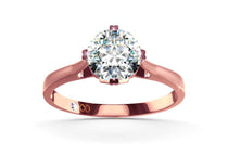 rose gold - round - mattiert