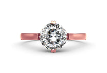 rose gold - round - mattiert