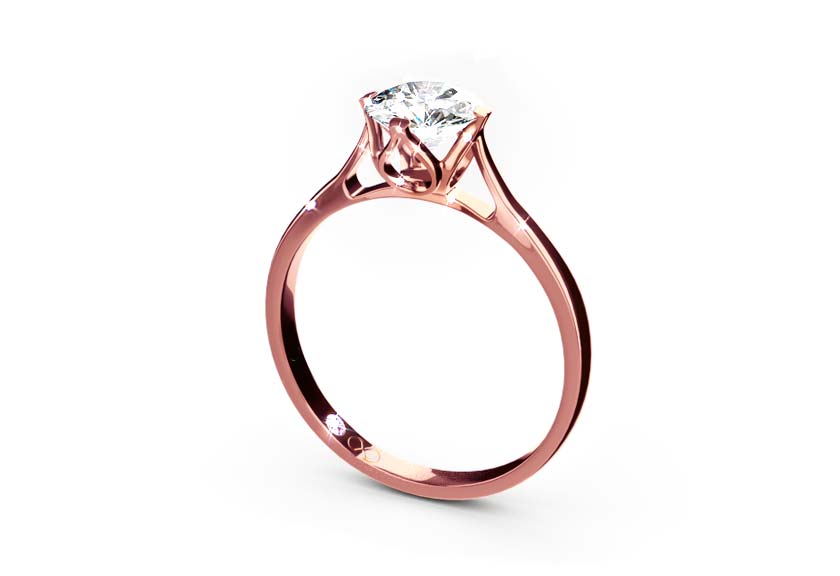 rose gold - round - poliert