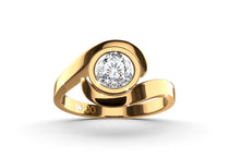 yellow gold - round - poliert