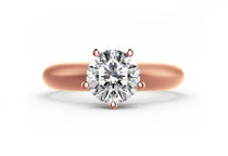 rose gold - round - mattiert