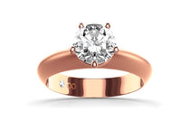 rose gold - round - mattiert