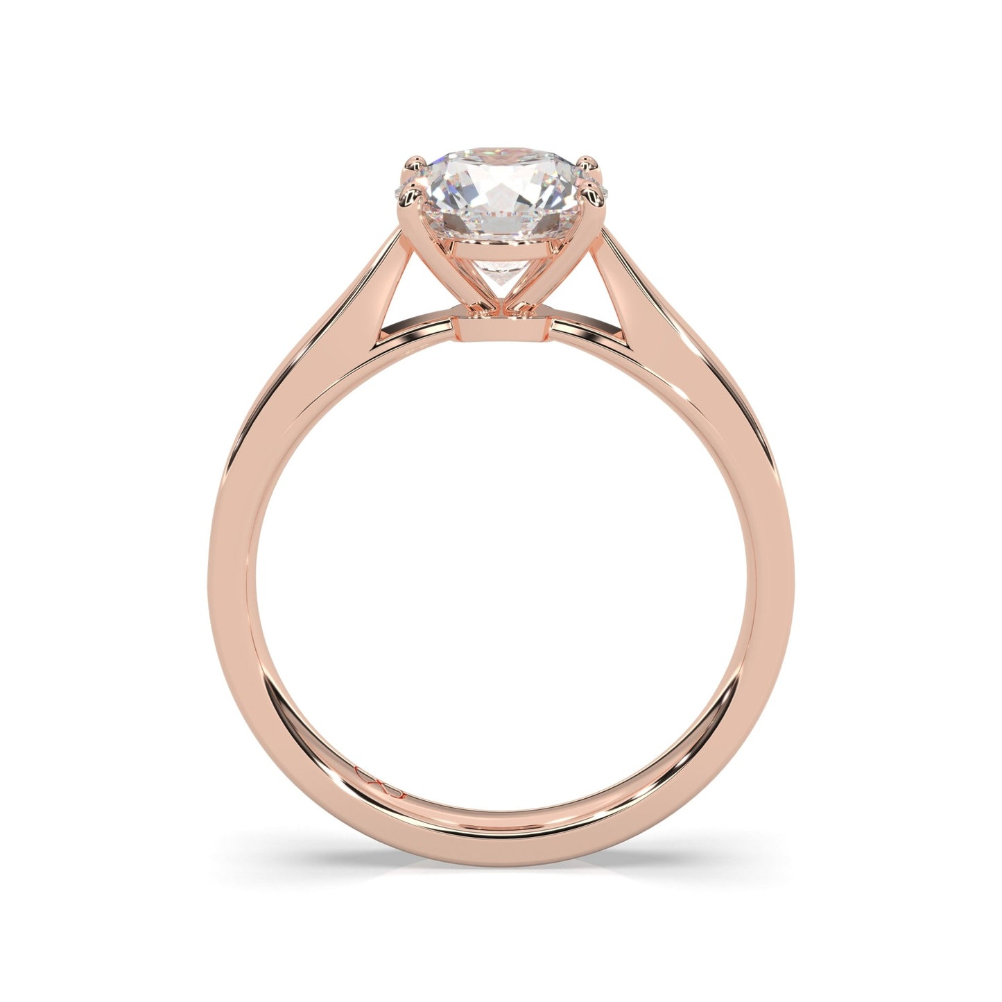 rose gold - round - poliert