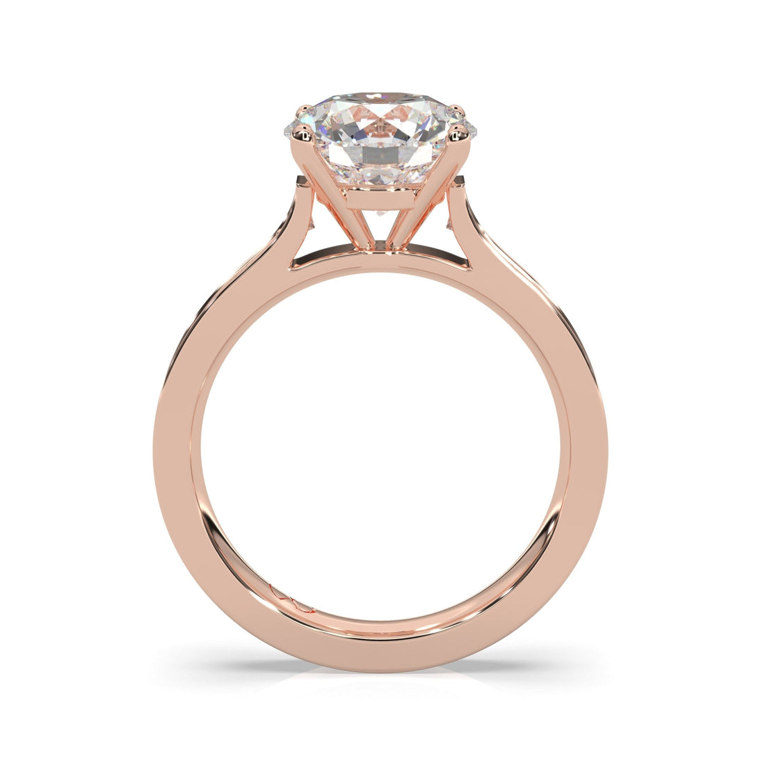 rose gold - round - poliert