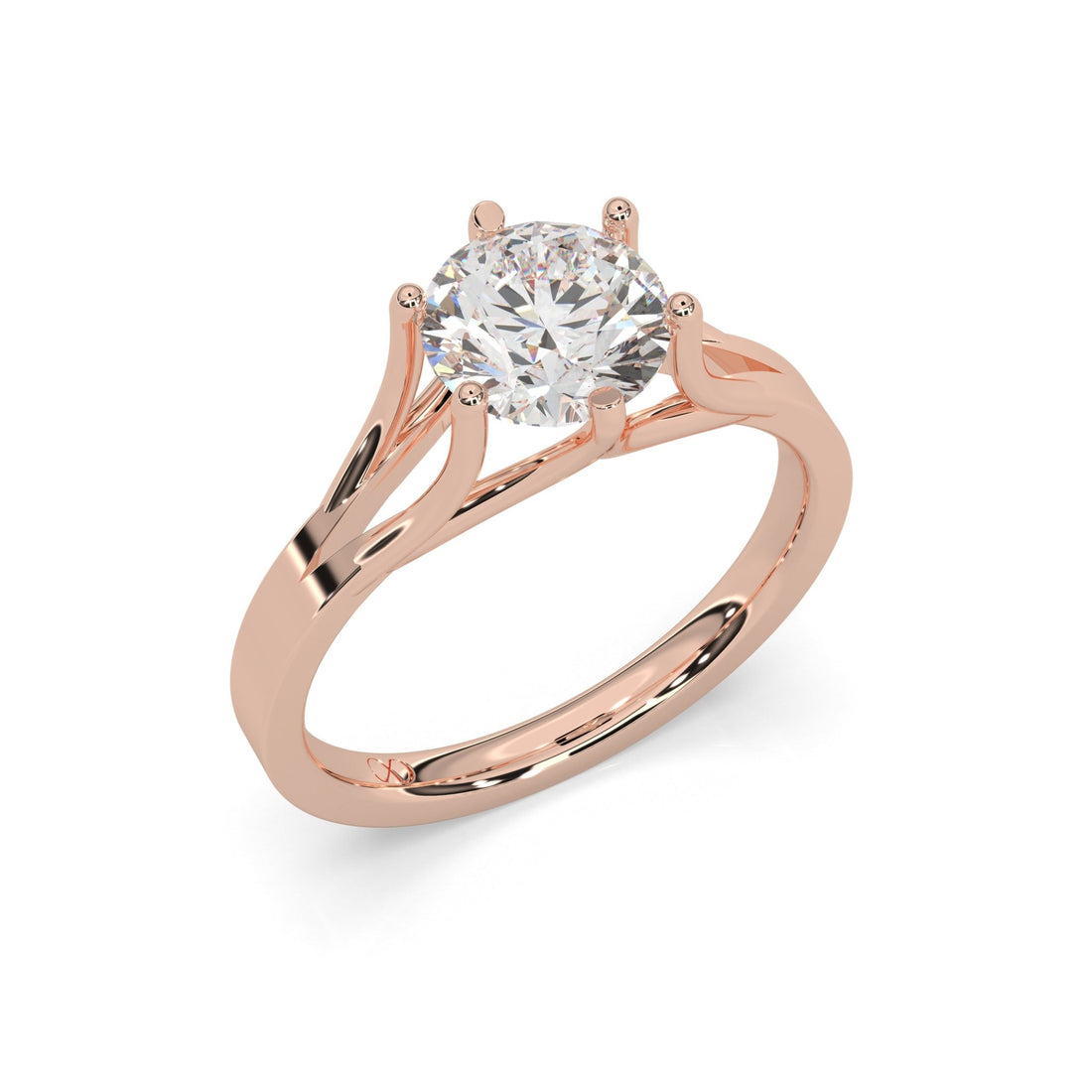 rose gold - round - poliert