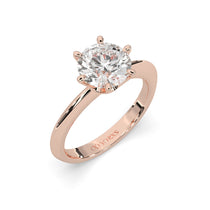 rose gold - round - poliert