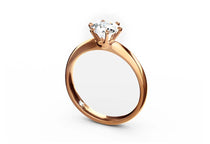 rose gold - round - poliert