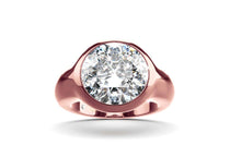 rose gold - round - poliert